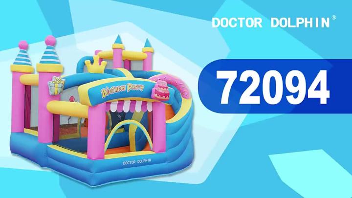 Doctor Dolphin Children Inflatable Home Castle Air Cushion Indoor ...