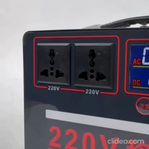 Power Supply Portable Power Station Power Bank 220V Plug USB Outdoor Camping Emergency Backup Power Generator Inverter