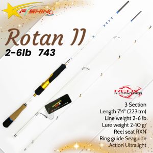 Joran traveller Rotan 743 2-6lb Spinning by Relix Nusantara