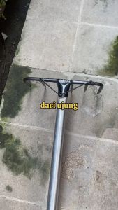 garuk lebar gagang besi gigi 6 cangkul garuk pacul sampah garuk kotoran