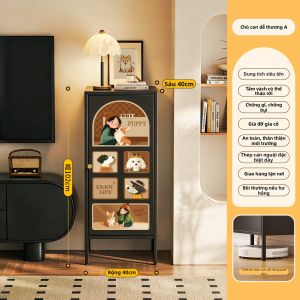 CTYLIGHTZ | Tủ Lưu Trữ Kim Loại Phong Cách Cổ Điển