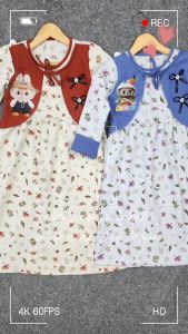 PAKET USAHA HARGA GROSIR GAMIS ANAK LABUBU ROMPI PITA UMUR 2-8 TAHUN BAHAN CRINCKLE BAYAR DI TEMPAT