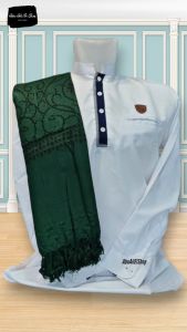 Sorban Rida Kashmiri Motif Batik Printing Komputer | Sorban Buya Yahya Ngaji Ramadhan Lebaran Muslim