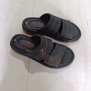 Dép nam quai ngang da bò Dép Da Cậu Chủ DM167