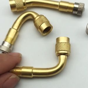 Ống nối dài đầu van xe đạp xe máy xe ô tô gấp 45 độ 90 độ 135 độ-NIEVE