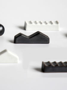 Mũi Treo Thìa Gốm Sứ Phong Cách Nhật Bản Thiết Kế Sáng Tạo Khối Núi Mũi Treo Thìa Bộ Đồ Ăn Trung Quốc Thiết Kế Ban Đầu