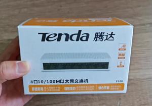 Tenda | Tenda S108 Ports 10/100M High-speed Network 8-Port Ethernet Switch Desktop 100Mbps Fast Lan Hub Support MDI/MDIX Plug and Play