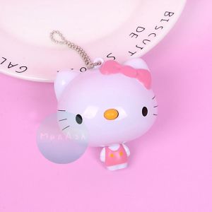 Hello kitty / Cartoon automatic telescopic measuring tape pull ruler & key chain