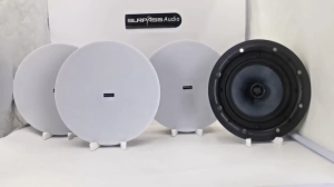 8 frameless ceiling speaker with magnetic grill 50w bluetooth speaker in ceiling class d ceiling amplifier included