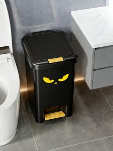 MEIZHUFU | Foot Operated Kitchen Garbage Can Large Capacity