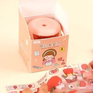 ☀️Life Core☀️ Electric Pencil Sharpener Battery Automatic Pencil Sharpeners Pengasah Pensil For Home Office School Student 削笔器
