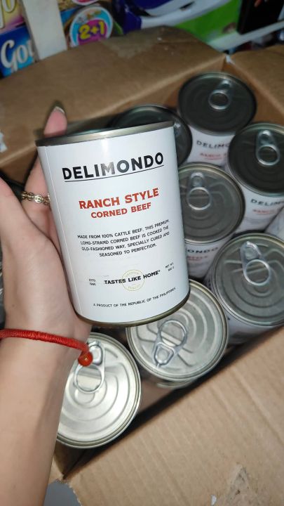DELIMONDO RANCH STYLE CORNED BEEF 380G | Lazada PH