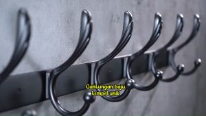 Gantungan Baju Stainless Steel 5 Hook: Solusi Praktis & Efisien