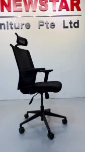 Cosy Staff Office Chair Ergonomic Back Support Chair Office Chair Black Chair - NewStar Furniture Collection - Delivery within 24hrs