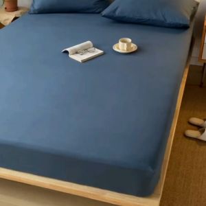 Waterproof 100% bedspread Mattress Protector Cover Solid color bed sheet Queen/King/Single Topper bed sheet single