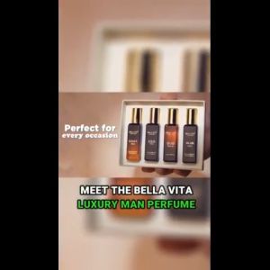Bella Vita Luxury Man Perfume Gift Set 4 x 20 ml for Men with KLUB OUD CEO G.O.A.T Perfume | Woody Citrusy Long Lasting EDP Fragrance Scent