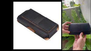 Phone Holster for Samsung Galaxy A12/A52/A53/A71/A73/ A03s A04s/ Note 20 Ultra Note 8 9/ S22 Plus S23+/14 Plus 11 Pro Max Leather Belt Clip Cell Phone Holster Pouch with ID Card Belt Holder