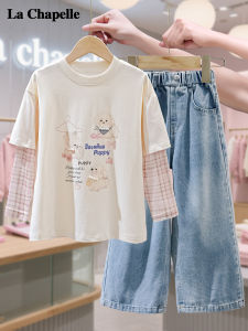 La Chapelle | Bộ Đồ Gái Phong Cách Hàn Quốc Dành Cho Mùa Xuân Áo Thun Tay Dài