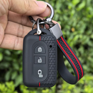 For Nissan Micra K12 Silicone Car Key Case Cover Protector Fob for Nissan Badge Juke Duke Xtrail X-Trail T31 Qashqai Key Shell