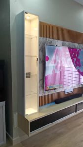 [FREE INSTALL & BRACKET TV] NEW DESIGN ZARADAA TV Cabinet Modern | Kabinet TV |TV Bracket | TV Wall | Rak TV Besar | Wall TVDestiny  MAX TV 55-75