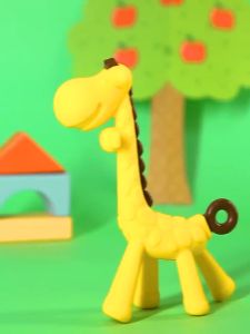 Teether bayi/Gigitan bayi teether/Jerapah teether/Gigitan bayi silikon B70