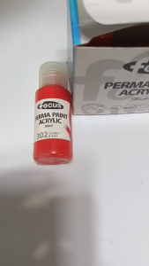 Focus Perma Paint Acrylic RED 30ml