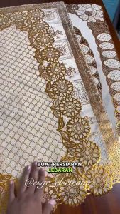 ESGE TAPLAK MEJA TAMU UJUNG BUNDAR D2T 40CMX85CM ALAS MEJA TAPLAK MEJA TERAS EMAS SULTAN MEWAH