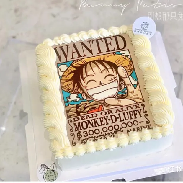 One Piece Cake Topper Printable Manga One Piece Cake Topper One Piece  Digital Cake Topper 