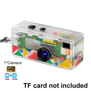 Kebidumei | KEBIDUMEI 1080P HD Mini Digital Camera Interchangeable Lens Magecam Digital Camera Keychain Camera Retro Support Memory Card