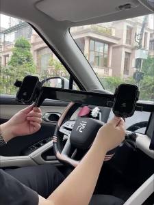 (Left /Right Hand Drive) BYD 12.8-inch screen special car mobile phone holder double-ended Dual screen For dolphin /atto 3/ seal/destroyer