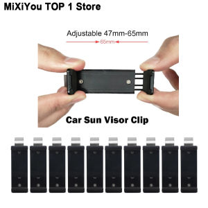 Car Keychain Sun Visor Clip Holder 47-68mm Fit for Garage Door Remote Control Barrier Opener Quick Installation
