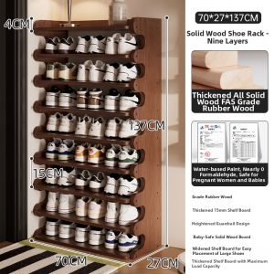 ZHUSHANXIA | Dustproof and Child-friendly Small Narrow Shoe Rack