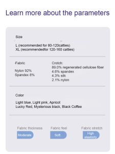 Womens Antibacterial Extended Triangle Panties Wide Design Comfortable