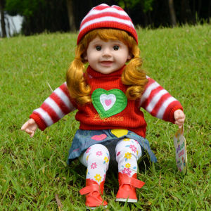 Talking Doll Soft Silicone Plush Realistic Doll Princess Girl Toy Cute Lifelike Dolls Interactive Plaything for Children