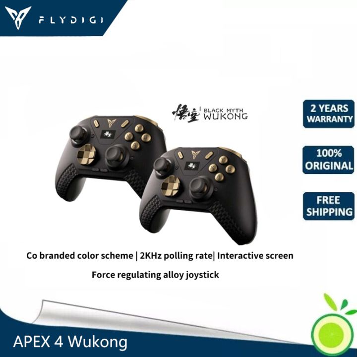 Flydigi APEX 4 Black Myth: Wukong Wireless Game Controller Force Feedback Alloy Joystick, Nearlink Technology 2Khz Polling Rate