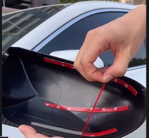 2017-2024 Mazda CX5 CX8 CX9 Side Mirror Cover Exterior Car Accessories Glossy Black Carbon Fiber