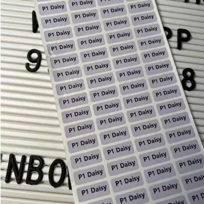 School Name Sticker Personalized Label Waterproof Plain labels/SMALL/MEDIUM/LARGE/LONG/Pencil stickers
