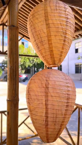 Hornet Repellent Wasp Deterrent Realistic Paper Beehive Lantern For Garden Courtyard Outdoor
