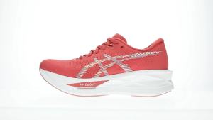 ASICS Women SONICBLAST Running Shoes in Dark Pink Clay/White