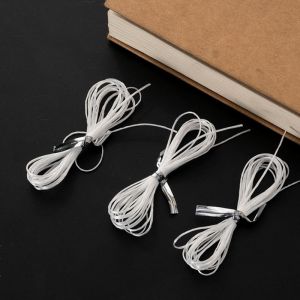 5 Rolls Elastic Nylon Thread Beaded Transparent Elastic Crystal Thread Bracelet Thread Handmade DIY Bracelet Bead Making