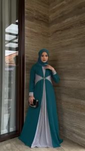 Dara Maxy Dress Gamis Wanita Dewasa Terbaru 2023 Outfit Kondangan Pesta Simple Modern Trendy Kekinian Murah Terlaris