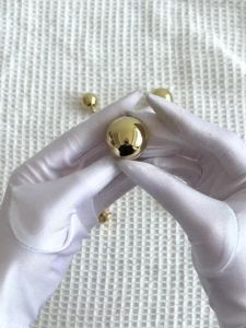 Brass Round Furniture cabinet Handle Ball Modern malist PVD Gold Drawer Knob Wardrobe Door Pulls Kitchen Handle Solid Single Hole