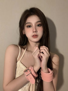 BXA ข้อขังหนัง PU หนาสำหรับเกมบทบาทฆ่าคนตาย สร้อยข้อมือ สร้อยข้อเท้าสำหรับคู่รัก เครื่องประดับแฟชั่นสุดเก๋