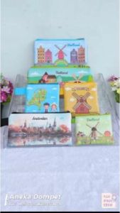 Belanda Holland Netherland Dompet Landmark Souvenir Suvenir Oleh Oleh Mini Wallet Negara Dompet Panjang Pouch Mouse Pad