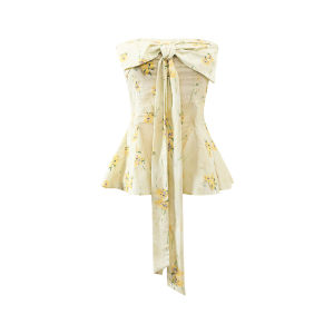 Soote Season | Vacation Style Floral Adjustable Stretchy Bandeau Top