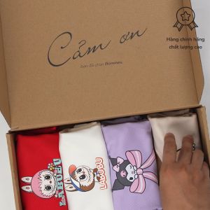 Áo croptop bé gái Capybara Labubu Kuromi Bomines Áo bé gái hở bụng thun rib cotton cho bé gái 10-36kg ATNVIENNHIEUHINH