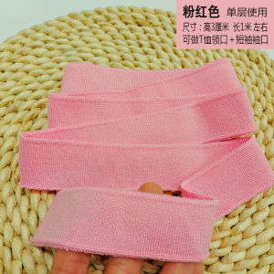 Áo Thun Cotton Mỏng Co Giãn Cổ Chữ V Eo Quần Dài Quần Áo Mặc Trong Mùa Thu Vải Thêu Viền Dài Vật Dụng Thủ Công