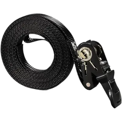 Strong 3/5M Ratchet Lashing Straps Polyester Webbing Secures Heavy Loads During Shipping for Moving Logistics