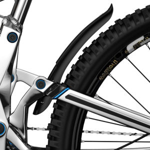 ENLEE Mountain Bicycle Mudguard Fenders Wings for Front Rear Wheel Black