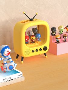 Tủ Trưng Bày Hộp Mù Acrylic Trong Suốt Chống Bụi Tủ Lưu Trữ Đồ Chơi Dễ Thương Để Trang Trí Bàn Phòng Ngủ Thủ Công Bán Tự Động